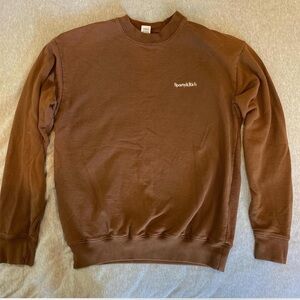 Brown Sporty and Rich Crewneck Sweatshirt